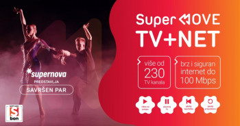 Izaberite Savršen par – Super MOVE TV+NET paket