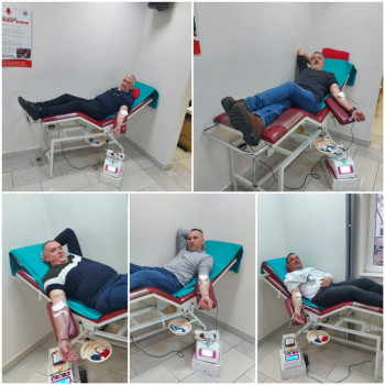 Članovi Gradske boračke organizacije Trebinje darovali krv