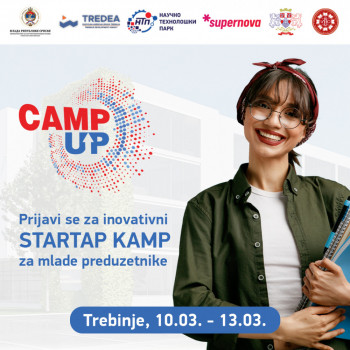 ''Camp Up'' 2025: Стартап камп за младe прeдузeтникe у Трeбињу