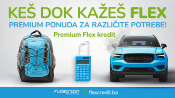 Keš dok kažeš Flex: Premium Flex mikrokrediti do 5000 KM
