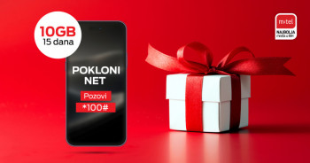 Pokloni net – odaberite savršen poklon od 10 GB mobilnog interneta