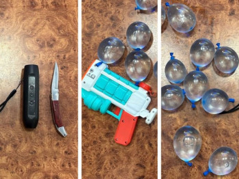 Kod odbornika opozicije pronađeni nož, elektrošoker, baloni sa vodom...