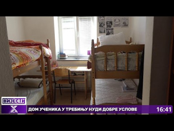 Dom učenika u Trebinju nudi dobre uslove boravka za srednjoškolce (video)