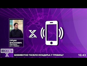 Vukanović: Beživotno tijelo mladića pronađeno u Trebinju, obdukcija u toku dana FONO