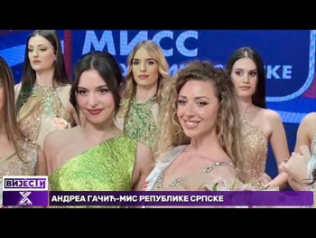 Bilećanka Andrea Gačić izabrala za Mis Republike Srpske (VIDEO)