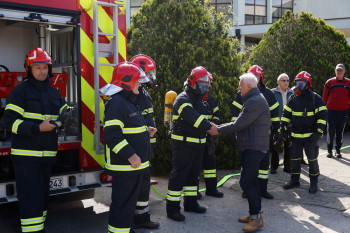 Uspješno sprovedena združena pokazna vježba u Domu penzionera Trebinje