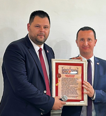 Ćurić: Ponosni smo na uspješnu saradnju i bratske odnose sa Nikšićem