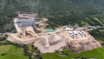 Gradilište HE ''Dabar'' – intenzivni radovi /FOTO/