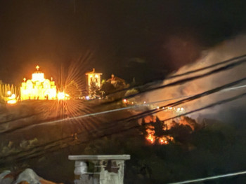 Crkvina, požar ispod kafića “Dučićev pogled”