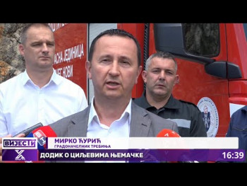 Požari u Trebinju i dalje aktivni, ali pod kontrolom; Ćurić obišao požarište (Video)