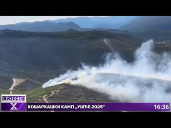 Velika akcija gašenja požara na požarnoj liniji Staro Slano - Trnovac – Vardište (Video)