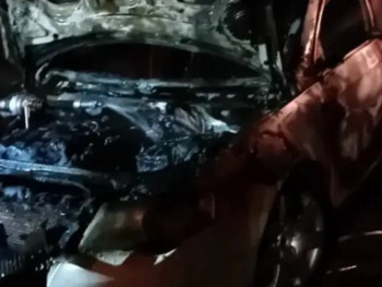 Izgorio automobil poslanika u Narodnoj skupštini