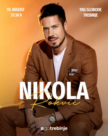 Večeras koncert Nikole Rokvića u Trebinju