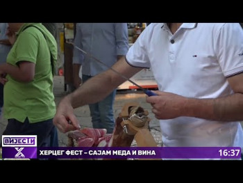 Herceg fest – sajam meda i vina okupio domaće i reginalne proizvođače na Trgu slobode (Video)