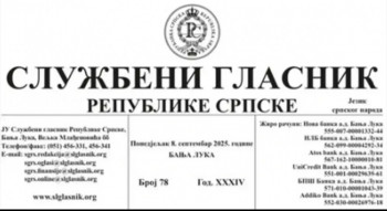 У Службеном гласнику објављене одлуке о избору нове Владе Републике Српске