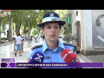 Podijeljen promotivni materijal u okviru kampanje 'Registruj oružje bez sankcija' (Video)