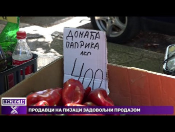 Prodavci na trebinjskoj pijaci uglavnom zadovoljni prodajom  (Video) 