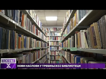 Novi naslovi u trebinjskoj biblioteci privlače čitaoce