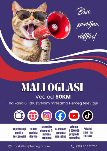 Mali oglasi već od 50KM – brzo, povoljno i vidljivo!