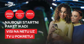 Najbolji startni paket ikad stiže uz Dopuna: Start - TV, net i društvene mreže