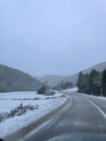 Prvi snijeg zabijelio Gacko