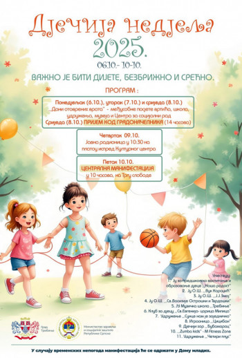 Program „Dječije nedjelje“ u Trebinju