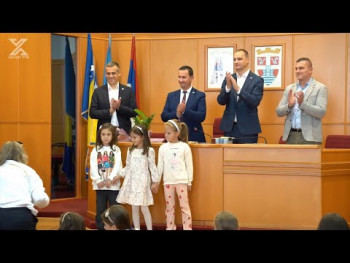 Gradonačelnik Ćurić upriličio prijem za trebinjske mališane povodom Dječije nedjelje (Video)