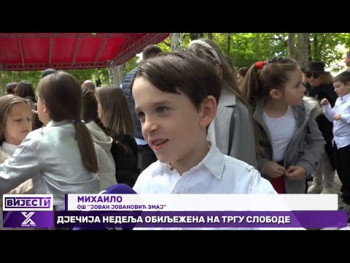 Na Trgu slobode održana centralna manifestacija povodom Dječije nedjelje (Video)