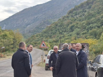 Janković obišao gradilište u mjestu Do prema Berkovićima; Vrijednost radova oko milion KM