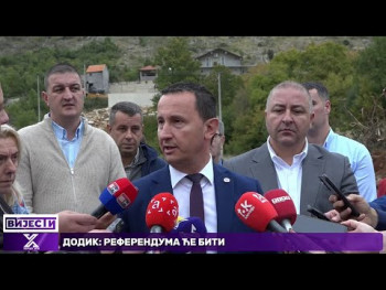Ćurić i Janković obišli radove na Istočnoj obilaznici u Trebinju (Video)