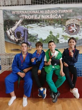 Džudisti Leotara uspješni na Trofeju Nikšića
