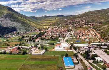 U toku betoniranje dna ljubinskog vještačkog jezera