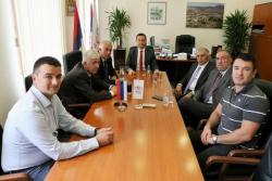 Predsjednik Saveza Mile Kovačević posjetio Trebinje: Razgovarano o izgradnji fudbalskog terena