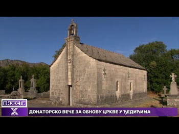 Održano donatorsko veče za obnovu crkve Svete Varvare u Đedićima (Video)