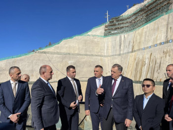 Zvaničnici Srpske obišli upravnu zgradu HE 'Dabar'