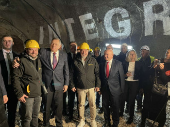 Zvaničnici Srpske obišli tunel na HE Dabar (VIDEO)