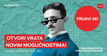 m:tel otvorio konkurs za 16. ciklus m:stipendija Iskoristite priliku i pridružite se programu koji povezuje znanje, praksu i karijeru