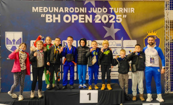 Džudisti „Leotara“ osvojili devet medalja na međunarodnom turniru ''BH Open 2025'' u Sarajevu