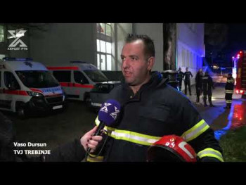 Požar na odjeljenju neurologije u Bolnici Trebinje: Pacijenti evakuisani, nema povrijeđenih
