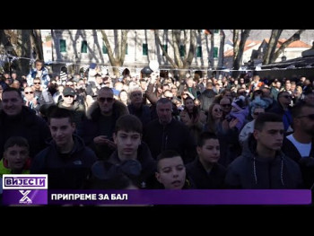 U Trebinju organizovana 'Crno-bijela' Nova godina (Video)