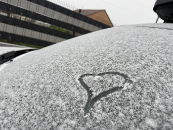 Trebinje jutros pod sniježnim pokrivačem (foto)