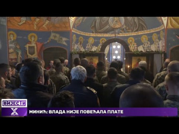 Božićni prijem u kasarni 'Bilećki borci' u Bileći (Video)