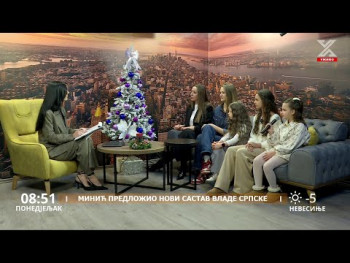 Gosti jutarnjeg programa: Žana Bjelinić, osnivač modne agencija ‘E’Couture’Katja Zubac, Viktorija Resković,Miona Aleksić, Leona D'Souza 