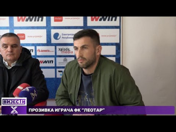Prozivka igrača FK 'Leotar' (Video)