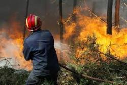 Пожар код Пољица: Отежано гашење због заосталих мина