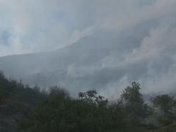 Пожар у подножју планине Баба код Гацка