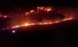 Iza trebinjskih vatrogasaca teška noć – Požar prijetio kućama u selima Popovog polja