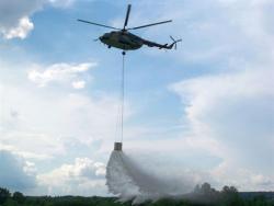 Helikoper gasi požar u Čapljini i Čitluku